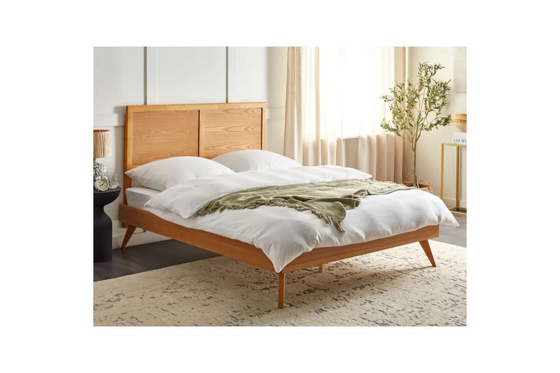 Seng med lamellbunn Istres - 160x200 cm - Møbler - Senger - Sengeramme & sengestamme