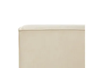 Seng med lamellbunn Linards - Beige/Manchesterstoff, 160x200 cm - Møbler - Senger - Sengeramme & sengestamme