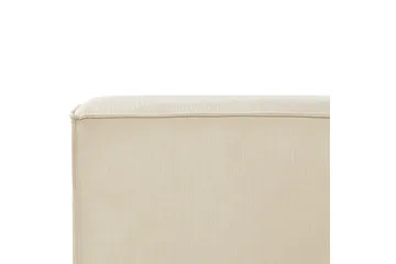 Seng med lamellbunn Linards - Beige/Manchesterstoff, 180x200 cm - Møbler - Senger - Sengeramme & sengestamme