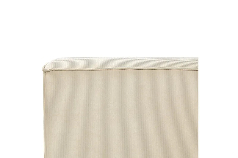 Seng med lamellbunn Linards - Beige/Manchesterstoff, 180x200 cm - Møbler - Senger - Sengeramme & sengestamme