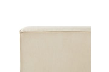Seng med lamellbunn Linards - Beige/Manchesterstoff, 180x200 cm - Møbler - Senger - Sengeramme & sengestamme