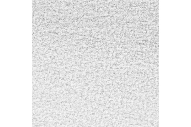 Seng med lamellbunn Linards - Hvit/Bouclé, 160x200 cm - Møbler - Senger - Sengeramme & sengestamme