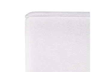 Seng med lamellbunn Linards - Hvit/Bouclé, 180x200 cm - Møbler - Senger - Sengeramme & sengestamme