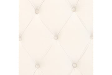 Seng med lamellbunn Lubbon - Hvit, Sølv, Hvit, sølv, 180x200 cm - Møbler - Senger - Sengeramme & sengestamme