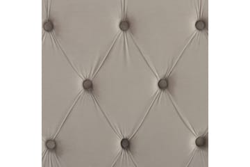 Seng med lamellbunn Lubbon - Lysegrå, Sølv, Lys grå, sølv, 180x200 cm - Møbler - Senger - Sengeramme & sengestamme