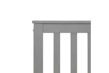 Seng med lamellbunn Mayenne - Grå, 140x200 cm - Møbler - Senger - Sengeramme & sengestamme