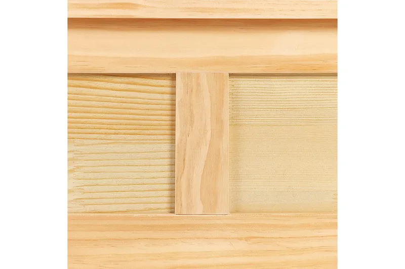 Seng med lamellbunn Mayenne - Lyst tre, 140x200 cm - Møbler - Senger - Sengeramme & sengestamme