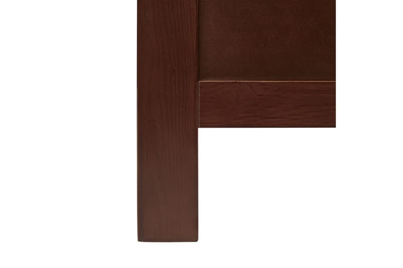 Seng med lamellbunn Mayenne - Mørkt tre, 140x200 cm - Møbler - Senger - Sengeramme & sengestamme