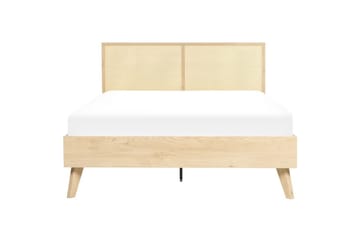Seng med lamellbunn Monpazier - Lyst tre, 140x200 cm - Møbler - Senger - Sengeramme & sengestamme