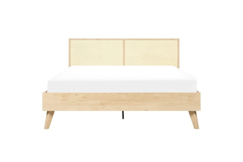Seng med lamellbunn Monpazier - Lyst tre, 160x200 cm - Møbler - Senger - Sengeramme & sengestamme