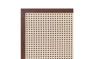 Seng med lamellbunn Monpazier - Mørkt tre, 140x200 cm - Møbler - Senger - Sengeramme & sengestamme