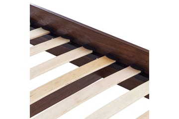 Seng med lamellbunn Monpazier - Mørkt tre, 180x200 cm - Møbler - Senger - Sengeramme & sengestamme