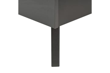 Seng med lamellbunn Monpazier - Svart, lyst tre, 140x200 cm - Møbler - Senger - Sengeramme & sengestamme