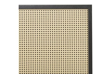 Seng med lamellbunn Monpazier - Svart, lyst tre, 140x200 cm - Møbler - Senger - Sengeramme & sengestamme