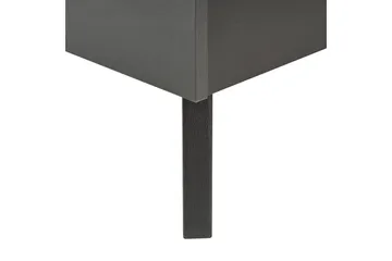 Seng med lamellbunn Monpazier - Svart, lyst tre, 140x200 cm - Møbler - Senger - Sengeramme & sengestamme