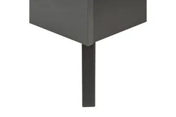 Seng med lamellbunn Monpazier - Svart, lyst tre, 160x200 cm - Møbler - Senger - Sengeramme & sengestamme