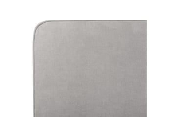 Seng med lamellbunn Valognes - Grå, svart, 160x200 cm - Møbler - Senger - Sengeramme & sengestamme