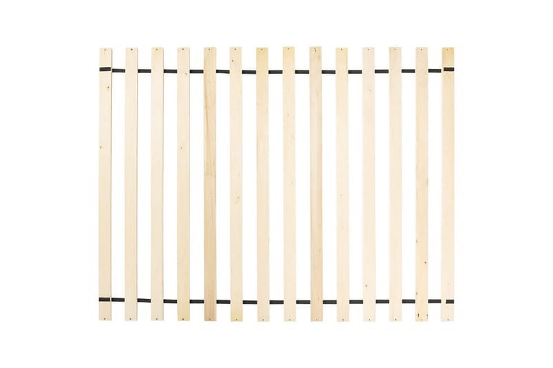 Seng med lamellbunn Valognes - Hvit, Svart, 160x200 cm - Møbler - Senger - Sengeramme & sengestamme