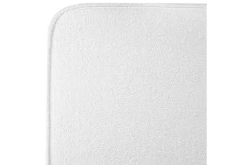 Seng med lamellbunn Valognes - Hvit, Svart, 160x200 cm - Møbler - Senger - Sengeramme & sengestamme