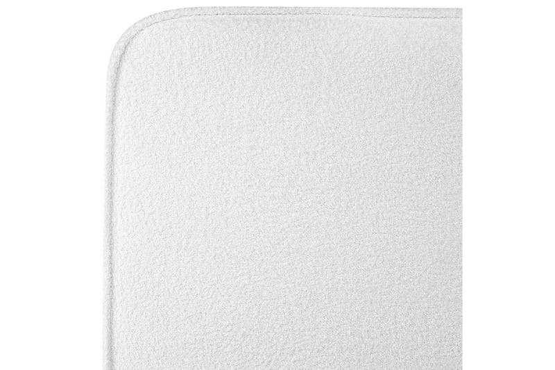 Seng med lamellbunn Valognes - Hvit, Svart, 160x200 cm - Møbler - Senger - Sengeramme & sengestamme