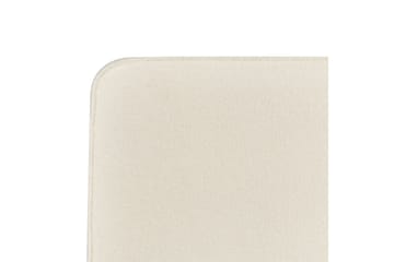 Seng med lamellbunn Valognes - Kremhvit, Svart, 160x200 cm - Møbler - Senger - Sengeramme & sengestamme