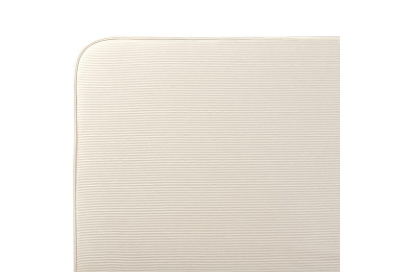 Seng med lamellbunn Valognes - Lysebeige, svart, Lys beige, svart, 160x200 cm - Møbler - Senger - Sengeramme & sengestamme