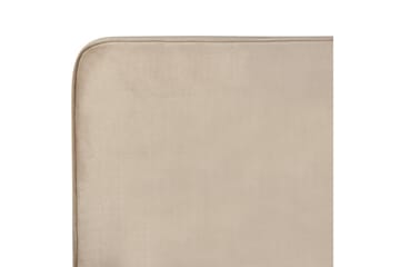 Seng med lamellbunn Valognes - Taupe, svart, 160x200 cm - Møbler - Senger - Sengeramme & sengestamme