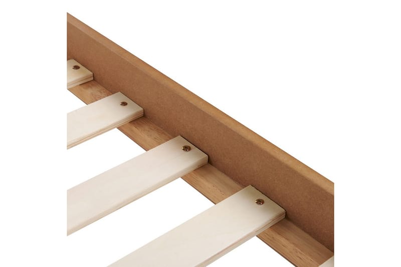 Seng med lamellbunn Poissy - Lyst tre, beige, 160x200 cm - Møbler - Senger - Sengeramme & sengestamme