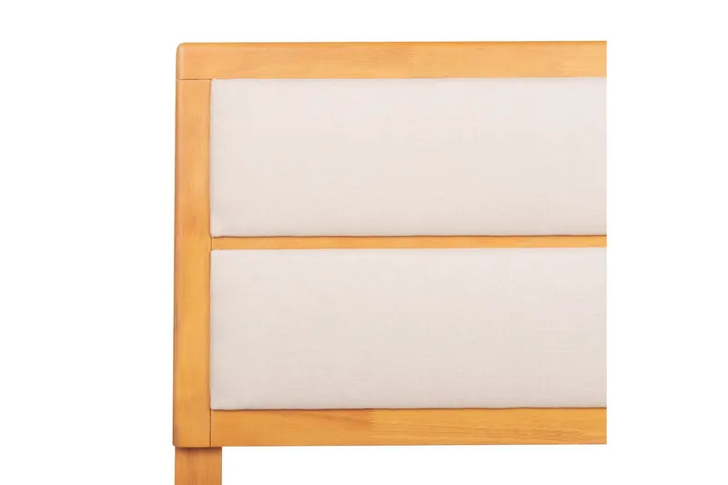 Seng med lamellbunn Poissy - Lyst tre, beige, 180x200 cm - Møbler - Senger - Sengeramme & sengestamme