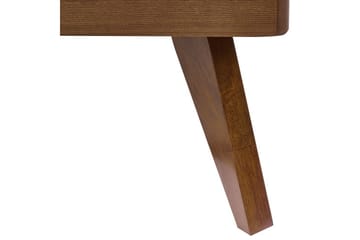 Seng med lamellbunn Poissy - Mørkt tre, beige, 180x200 cm - Møbler - Senger - Sengeramme & sengestamme