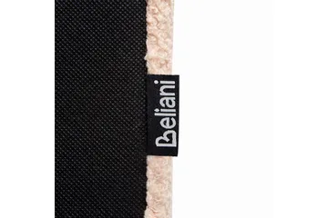 Seng med lamellramme Albi - Beige, svart/Bouclé, 160x200 cm - Møbler - Senger - Sengeramme & sengestamme