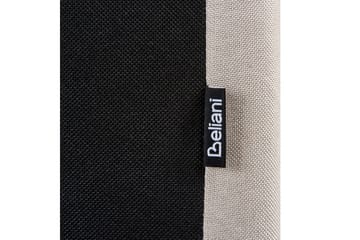 Seng med lamellramme Albi - Beige, svart/Polyester, 140x200 cm - Møbler - Senger - Sengeramme & sengestamme