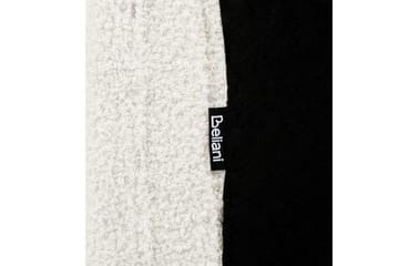 Seng med lamellramme Ambillou - Hvit, Svart, 140x200 cm - Møbler - Senger - Sengeramme & sengestamme