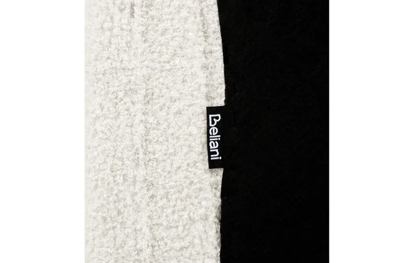 Seng med lamellramme Ambillou - Hvit, Svart, 160x200 cm - Møbler - Senger - Sengeramme & sengestamme