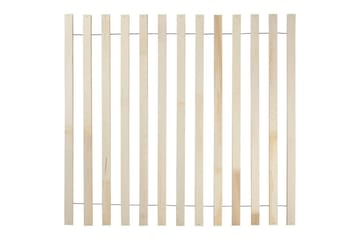 Seng med lamellramme Boisset - Brun/Gummitre, 160x200 cm - Møbler - Senger - Sengeramme & sengestamme