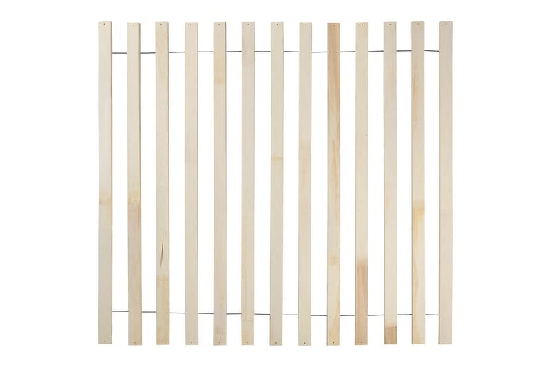 Seng med lamellramme Boisset - Brun/Gummitre, 160x200 cm - Møbler - Senger - Sengeramme & sengestamme