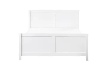 Seng med lamellramme Champagnat - Hvit, 140x200 cm - Møbler - Senger - Sengeramme & sengestamme