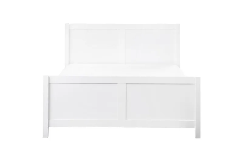 Seng med lamellramme Champagnat - Hvit, 140x200 cm - Møbler - Senger - Sengeramme & sengestamme