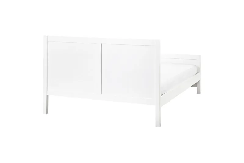 Seng med lamellramme Champagnat - Hvit, 140x200 cm - Møbler - Senger - Sengeramme & sengestamme