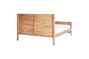 Seng med lamellramme Champagnat - Lyst tre, 140x200 cm - Møbler - Senger - Sengeramme & sengestamme