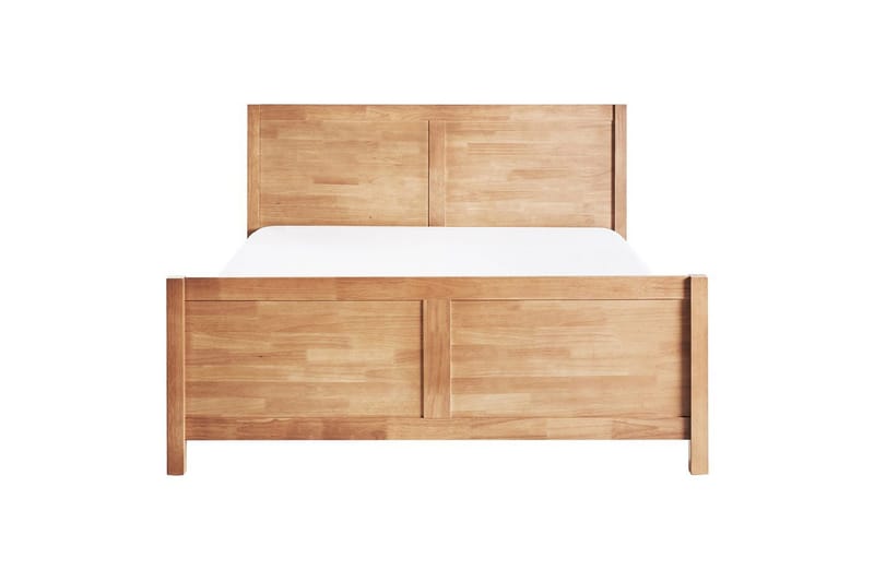 Seng med lamellramme Champagnat - Lyst tre, 140x200 cm - Møbler - Senger - Sengeramme & sengestamme
