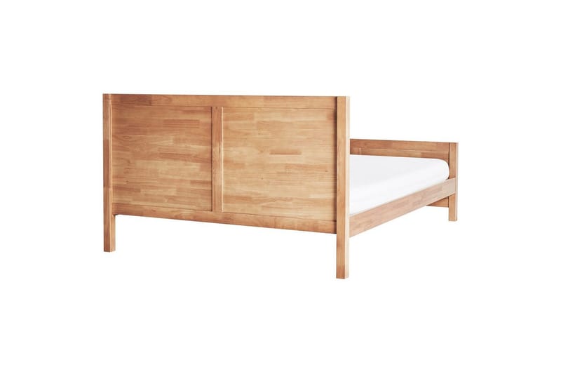 Seng med lamellramme Champagnat - Lyst tre, 160x200 cm - Møbler - Senger - Sengeramme & sengestamme