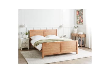 Seng med lamellramme Champagnat - Lyst tre, 160x200 cm - Møbler - Senger - Sengeramme & sengestamme