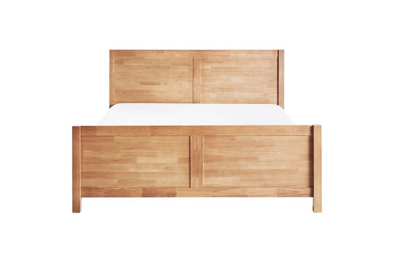 Seng med lamellramme Champagnat - Lyst tre, 160x200 cm - Møbler - Senger - Sengeramme & sengestamme