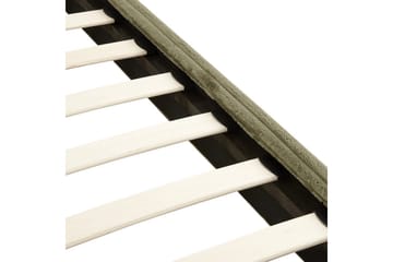 Seng med lamellramme Flayat - Grønn, Svart, 140x200 cm - Møbler - Senger - Sengeramme & sengestamme