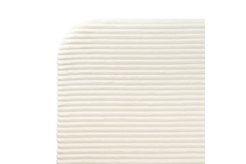 Seng med lamellramme Flayat - Hvit, Svart, 140x200 cm - Møbler - Senger - Sengeramme & sengestamme