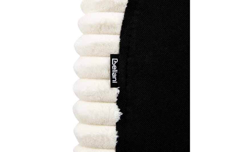 Seng med lamellramme Flayat - Hvit, Svart, 140x200 cm - Møbler - Senger - Sengeramme & sengestamme