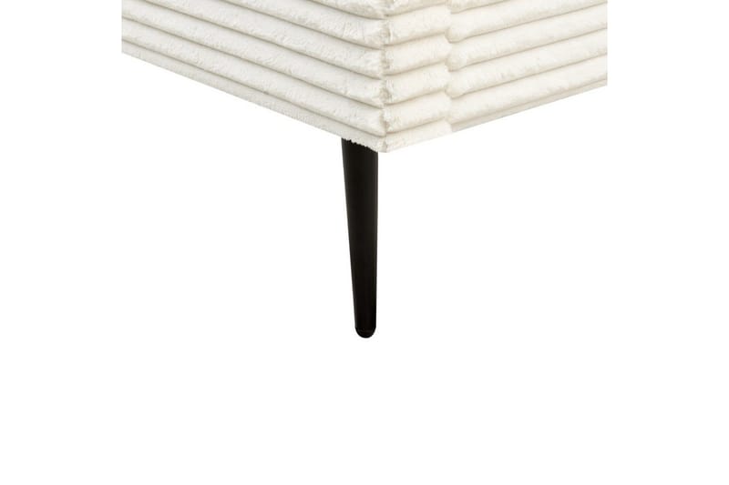 Seng med lamellramme Flayat - Hvit, Svart, 160x200 cm - Møbler - Senger - Sengeramme & sengestamme