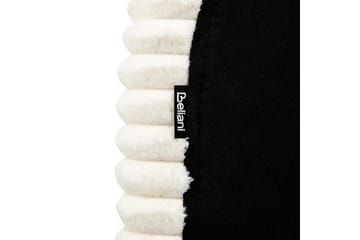 Seng med lamellramme Flayat - Hvit, Svart, 160x200 cm - Møbler - Senger - Sengeramme & sengestamme