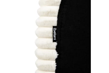 Seng med lamellramme Flayat - Hvit, Svart, 160x200 cm - Møbler - Senger - Sengeramme & sengestamme